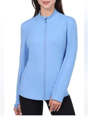Spyder Periwinkle Blue Yoga Jacket - Active Jacket - Small